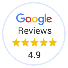 Google Reviews - 4.9 stars